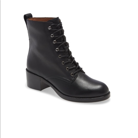 Madewell Shoes - New Madewell lace up black boots